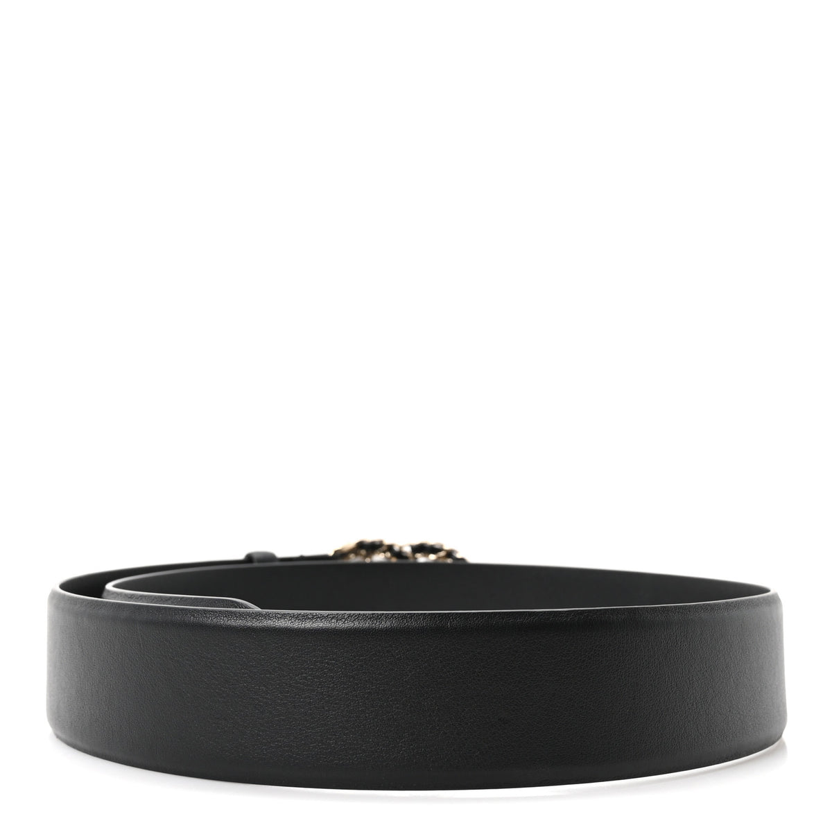 Chanel Calfskin CC Chain Belt 80 32 Black 2 of 7