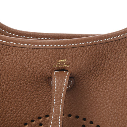 Hermes Taurillon Clemence Evelyne TPM Gold 6 of 11