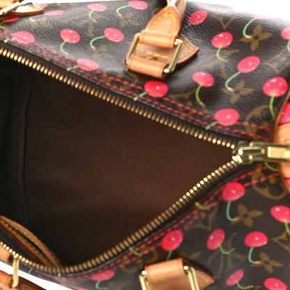 Louis Vuitton Monogram Cerises Speedy 25 5 of 10