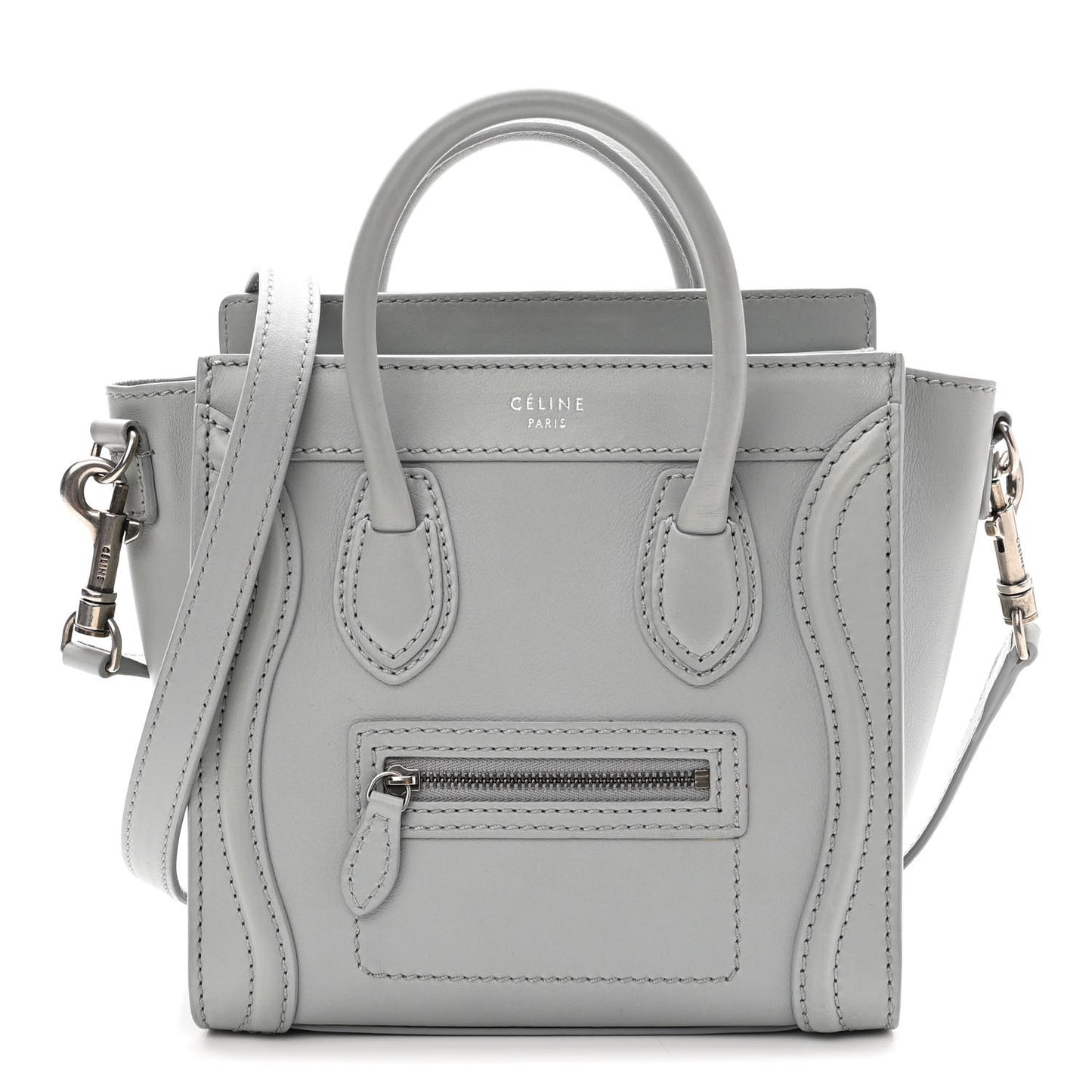 Smooth Calfskin Nano Luggage Sky