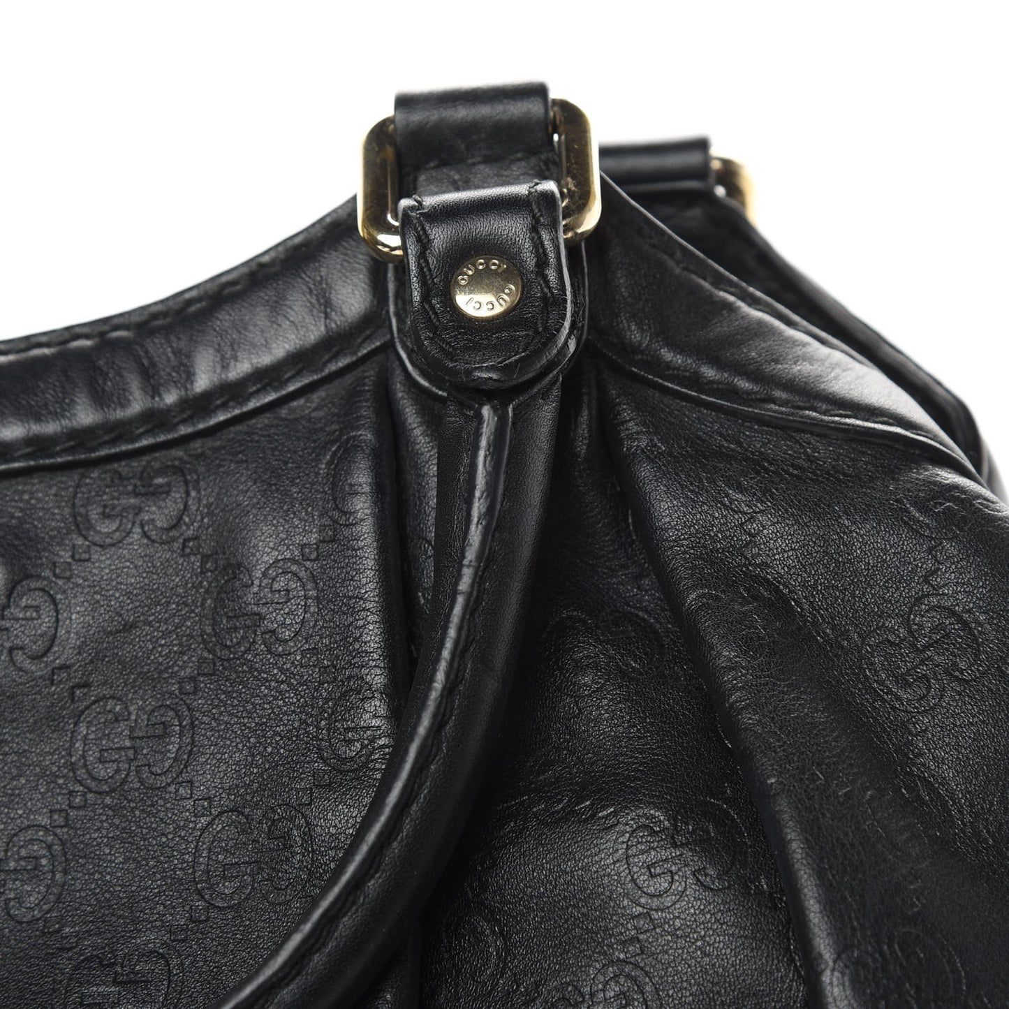 Guccissima Medium Sukey Tote Black
