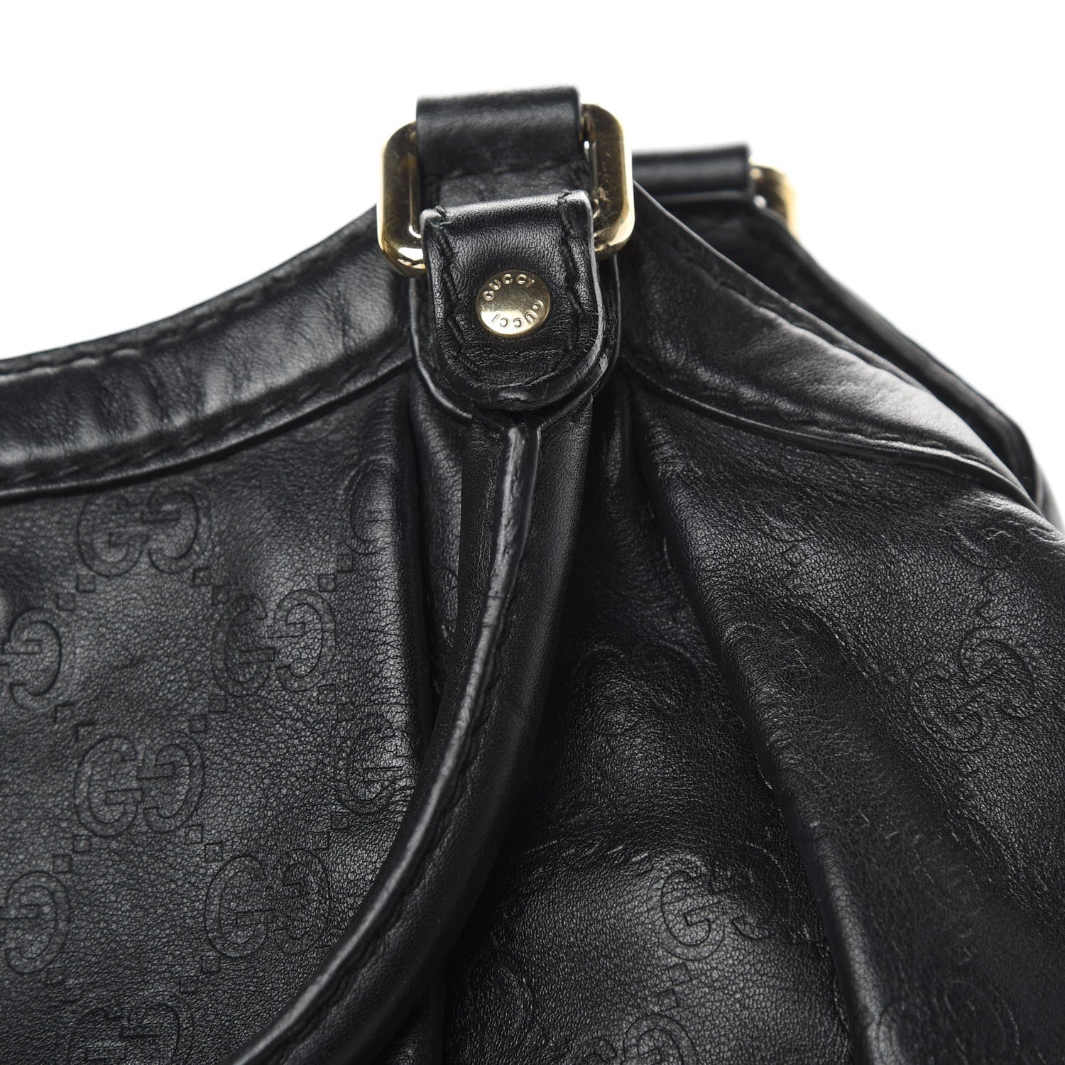 Gucci Guccissima Medium Sukey Tote Black 16 of 17