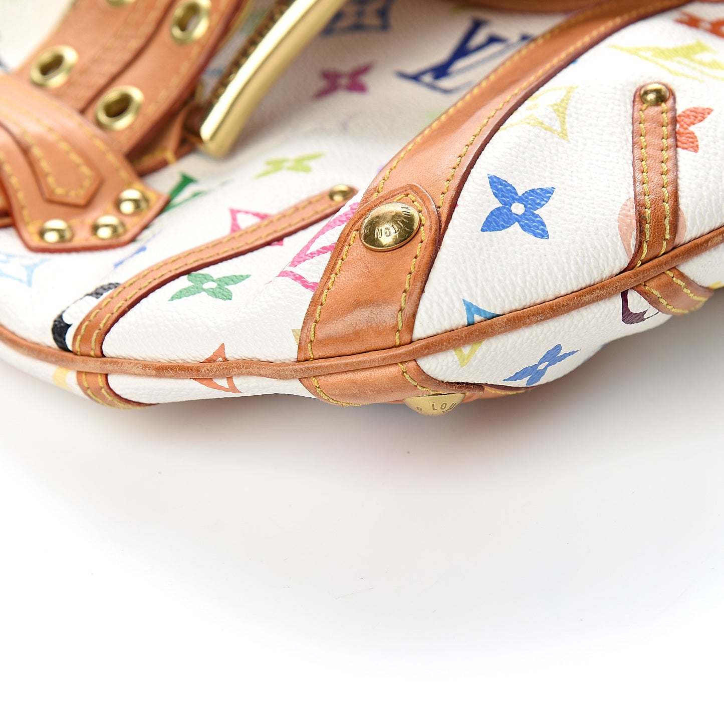 Monogram Multicolor Leonor White
