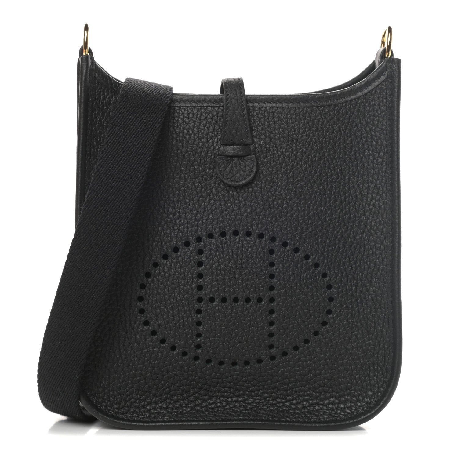 Hermes Taurillon Clemence Evelyne TPM Black 1 of 11