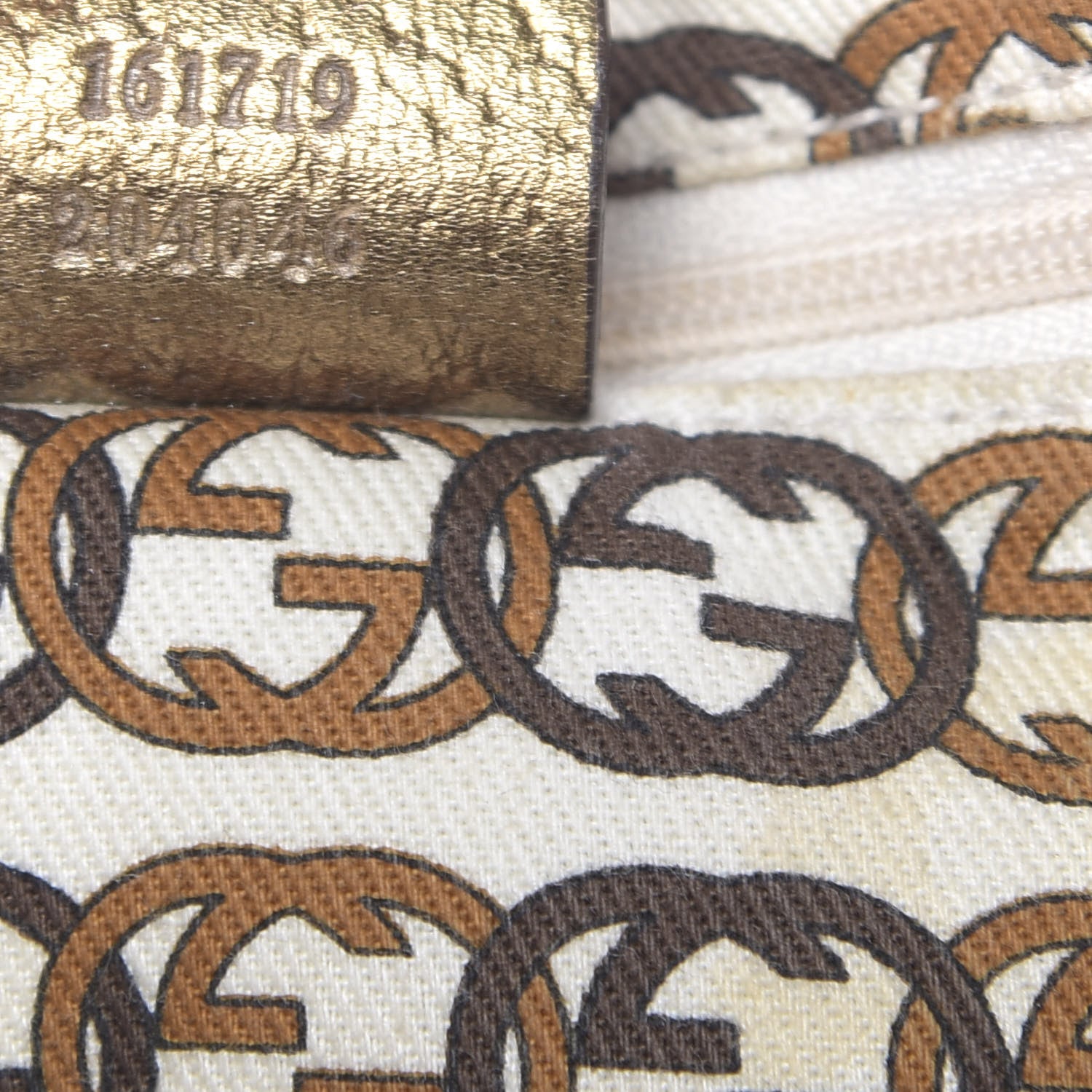Gucci Monogram Large Princy Tote Gold 7 of 11