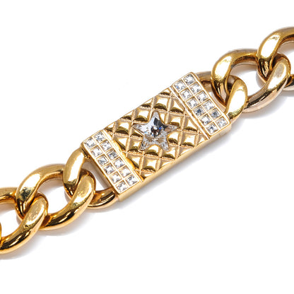 Chanel Crystal CC Cuba Chain Belt Gold 5 of 9