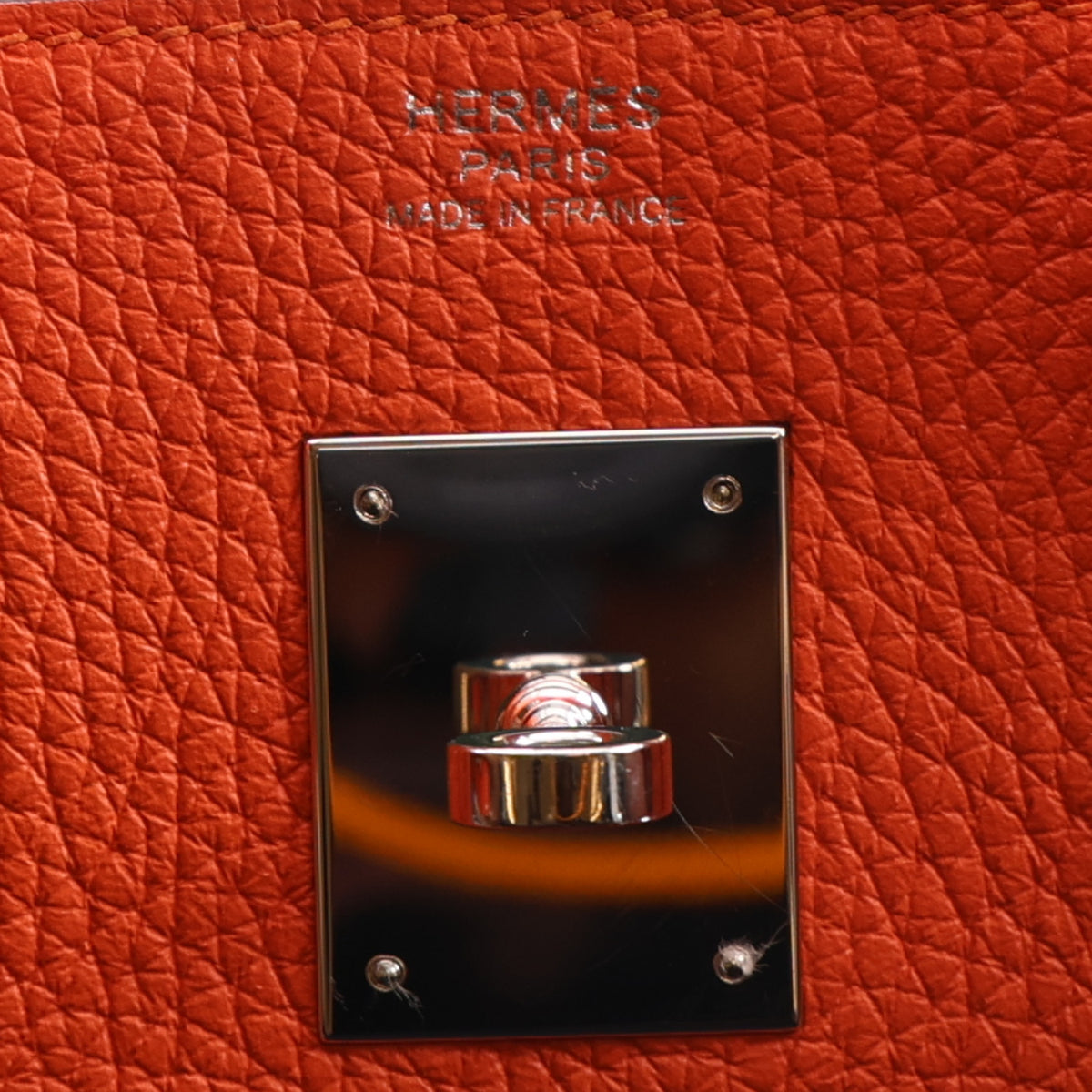 Hermes Taurillon Clemence Birkin 30 Feu 6 of 11