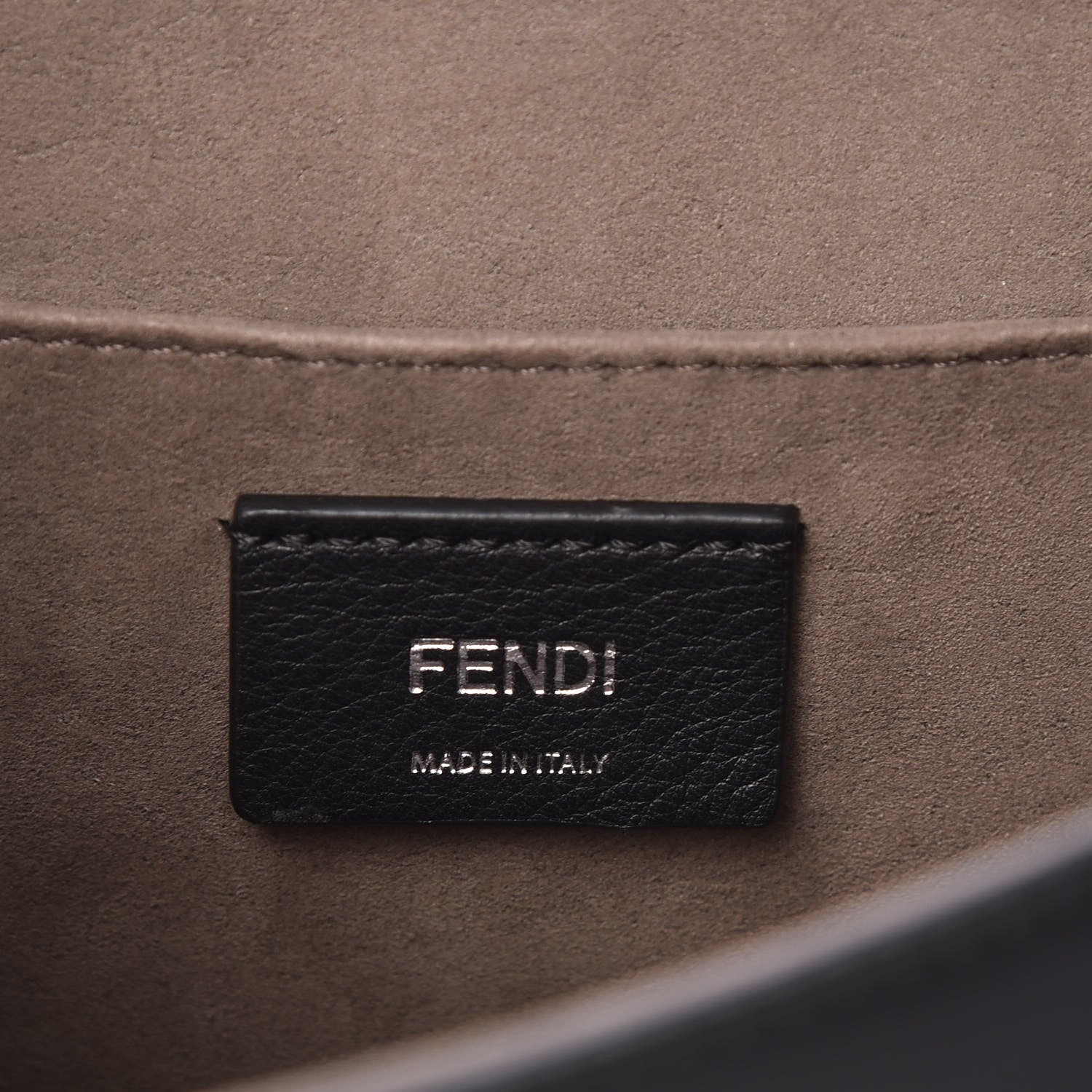 Fendi Vitello Century Opaco F is Fendi Kan I Shoulder Bag Black 7 of 10