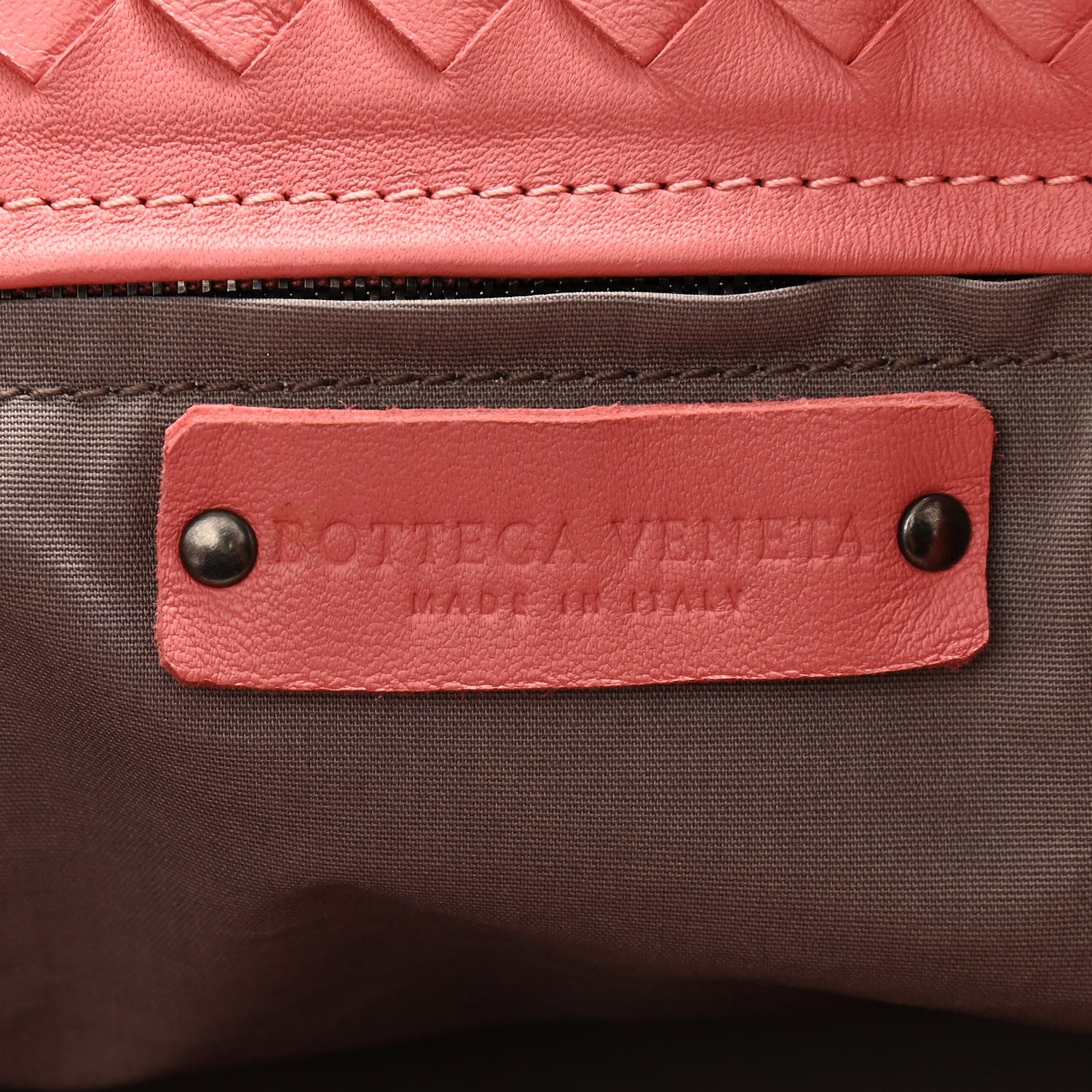Bottega Veneta Nappa Intrecciato Large Capri Tote Corallo 5 of 12