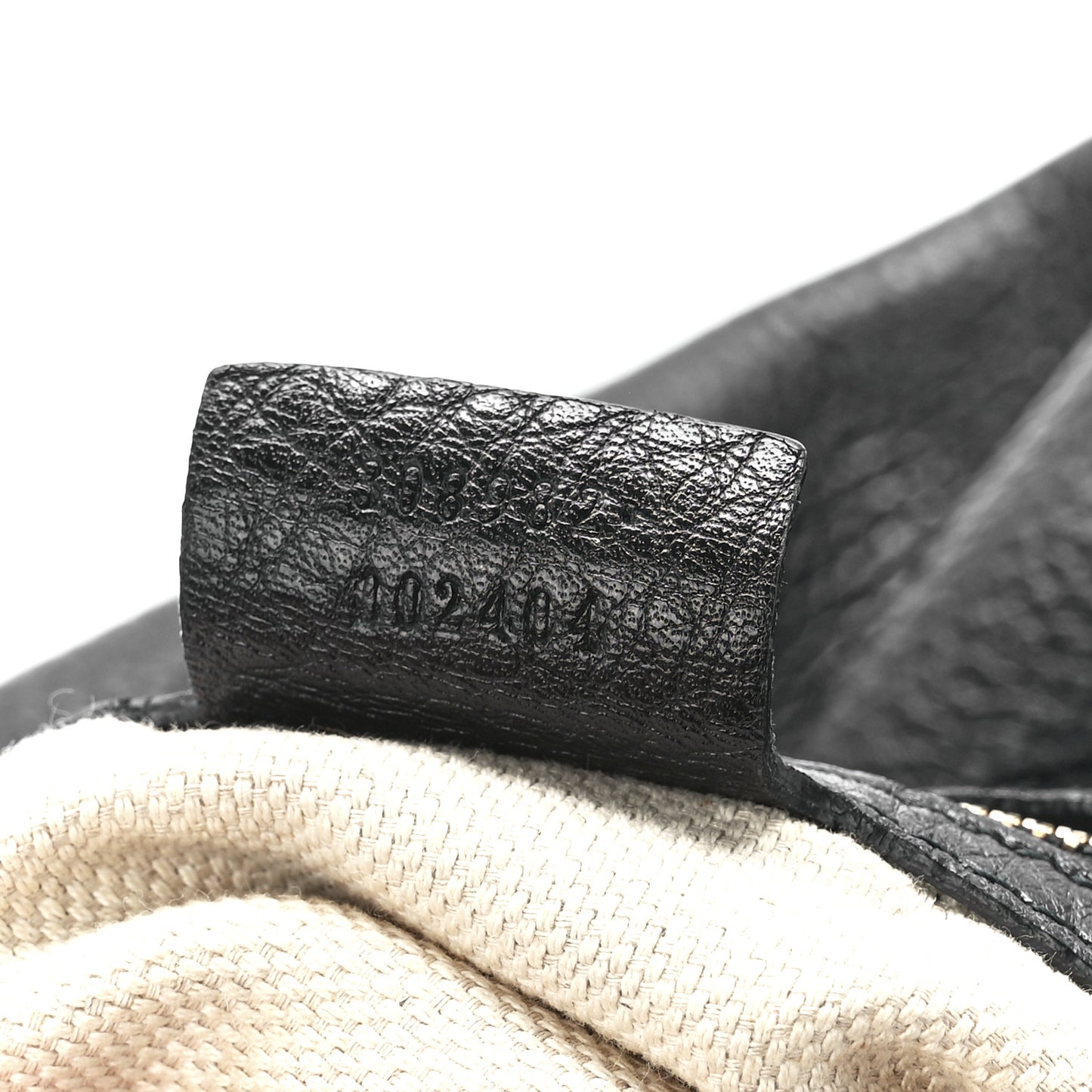 Pebbled Calfskin Medium Soho Chain Shoulder Bag Black