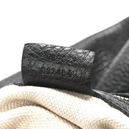Gucci Pebbled Calfskin Medium Soho Chain Shoulder Bag Black 7 of 12