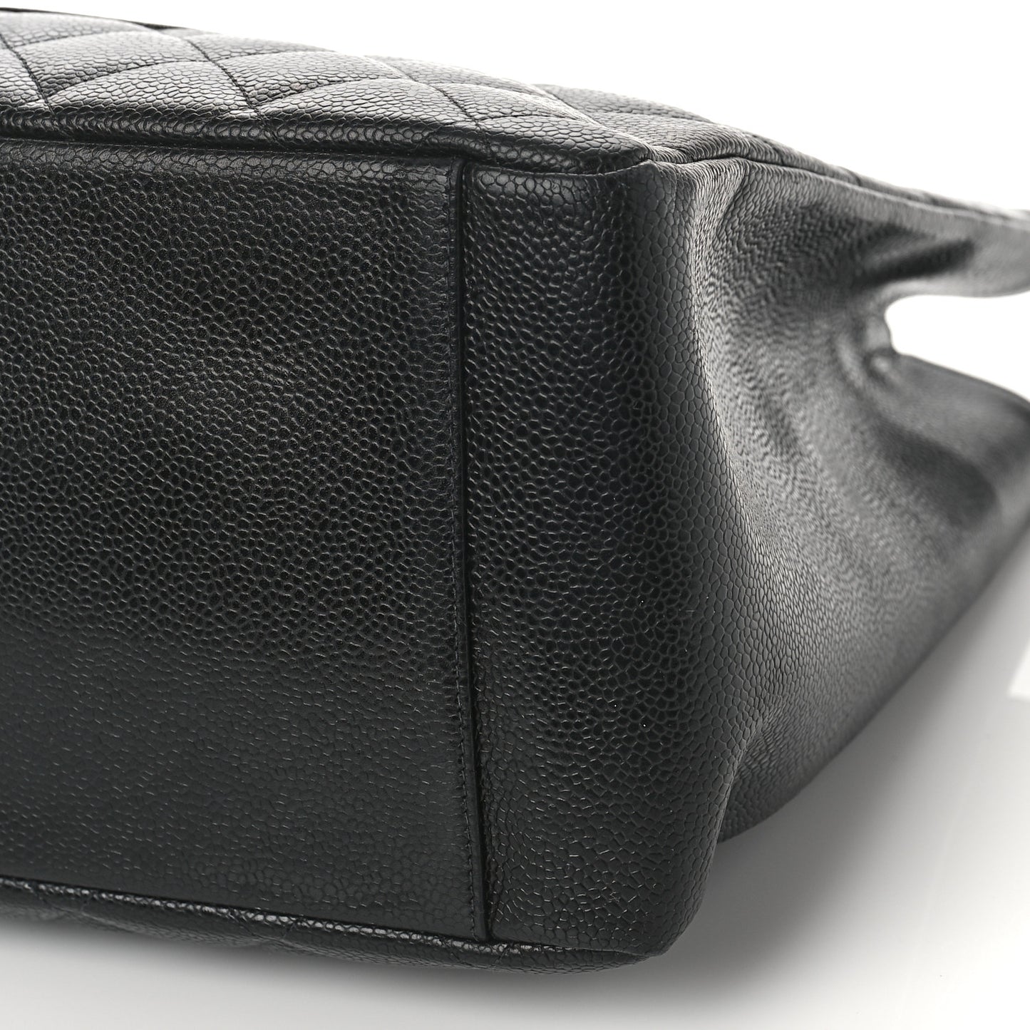 Caviar Quilted Grand Shopping Tote GST Black