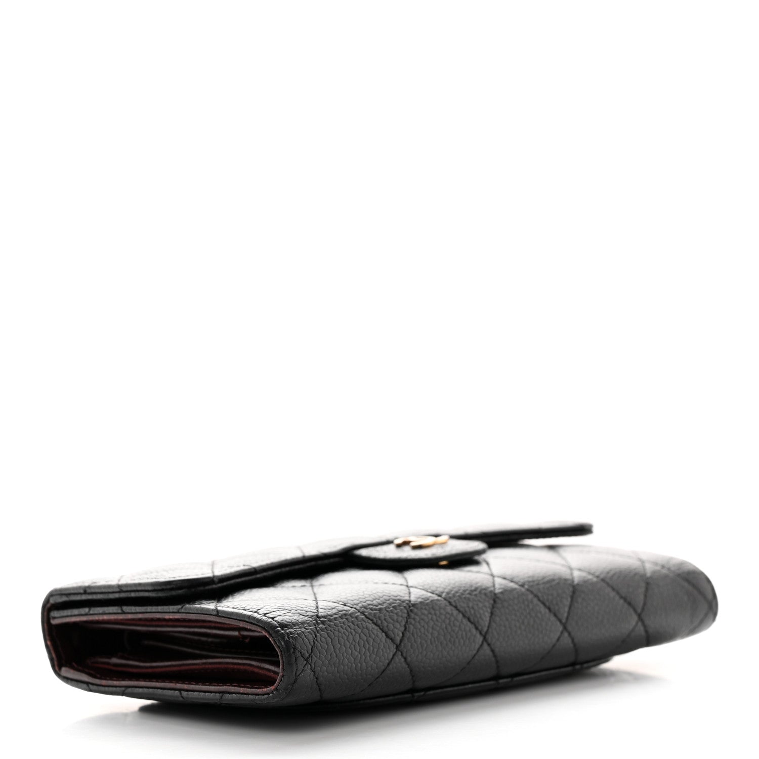 Chanel Caviar Quilted Large Flap Wallet Black 4 of 14