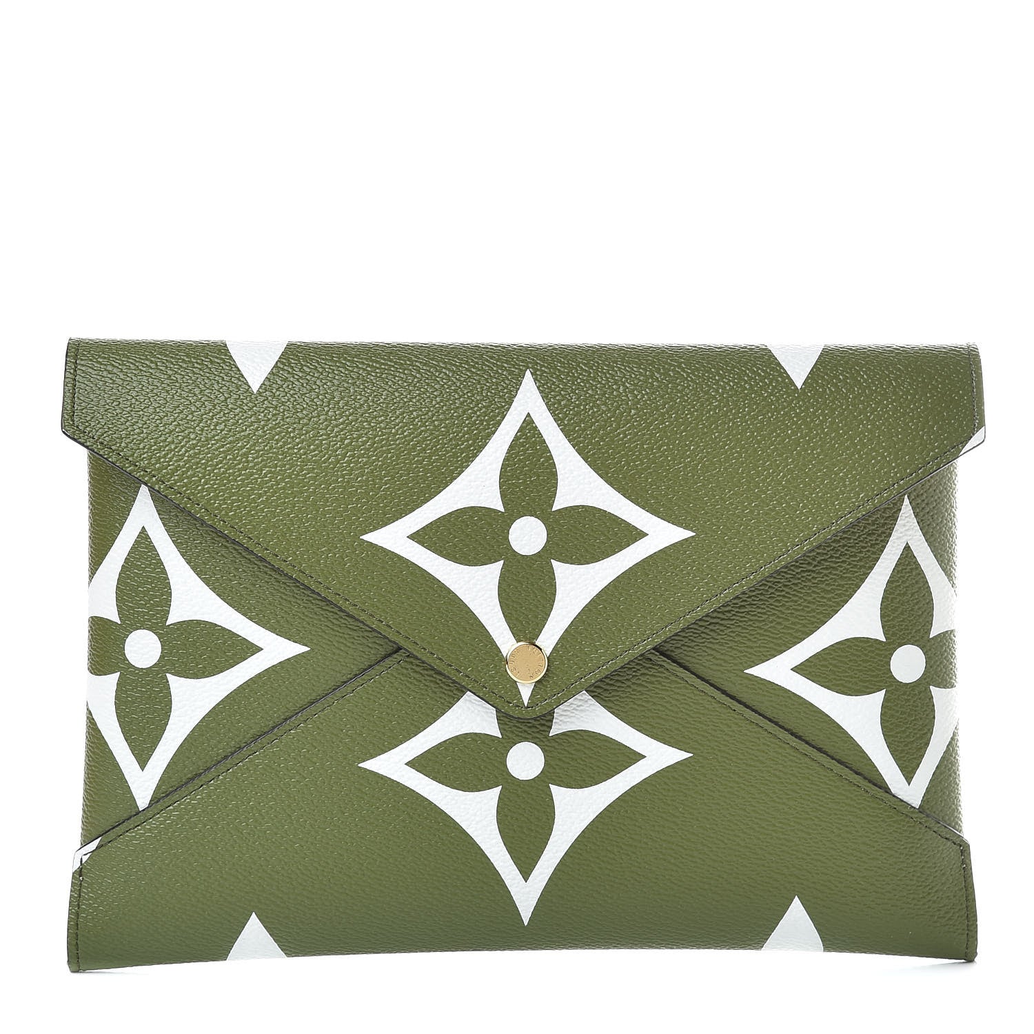 Louis Vuitton Monogram Giant Large Kirigami Pochette Kaki 1 of 8
