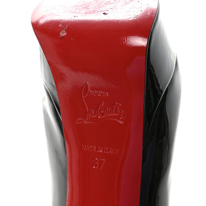 Christian Louboutin Patent Dirditta 130 Platform Pumps 37 Black 7 of 9