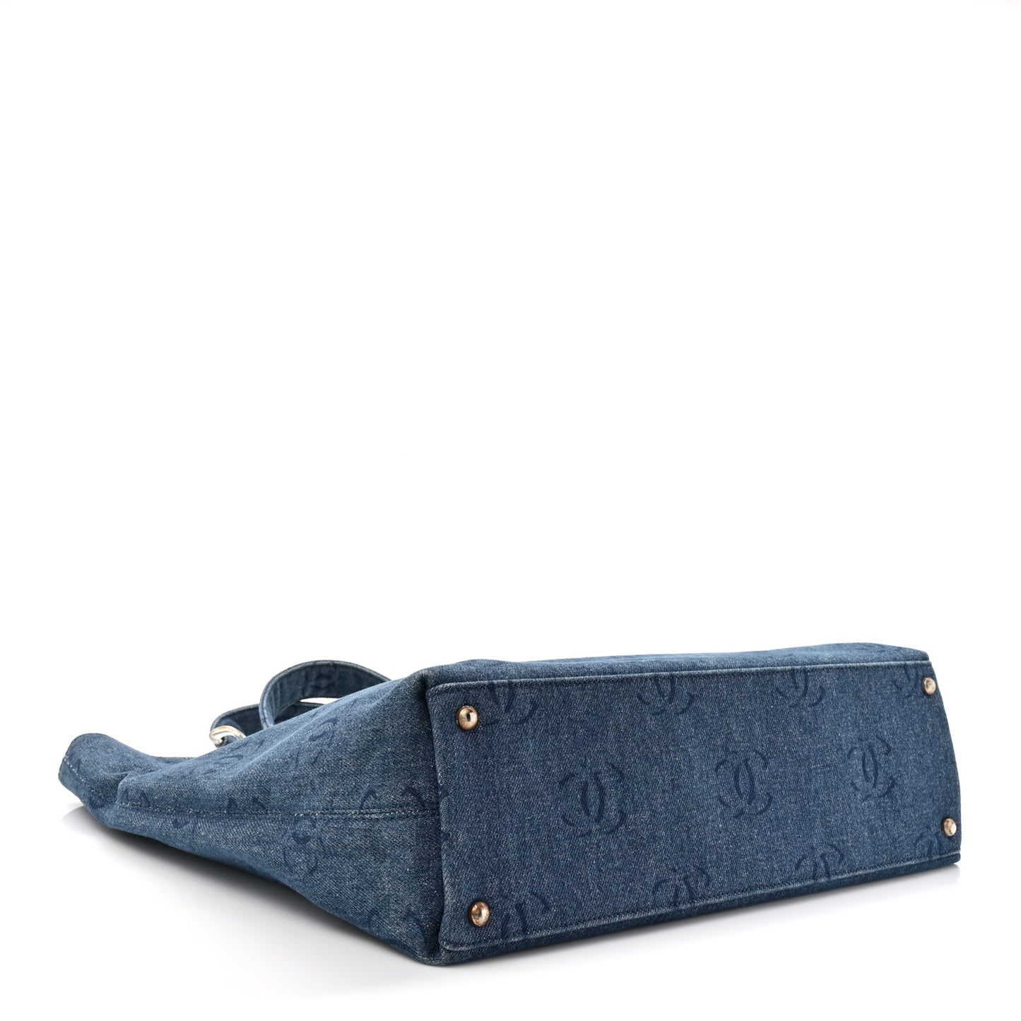 Denim Large CC Tote Dark Navy Blue