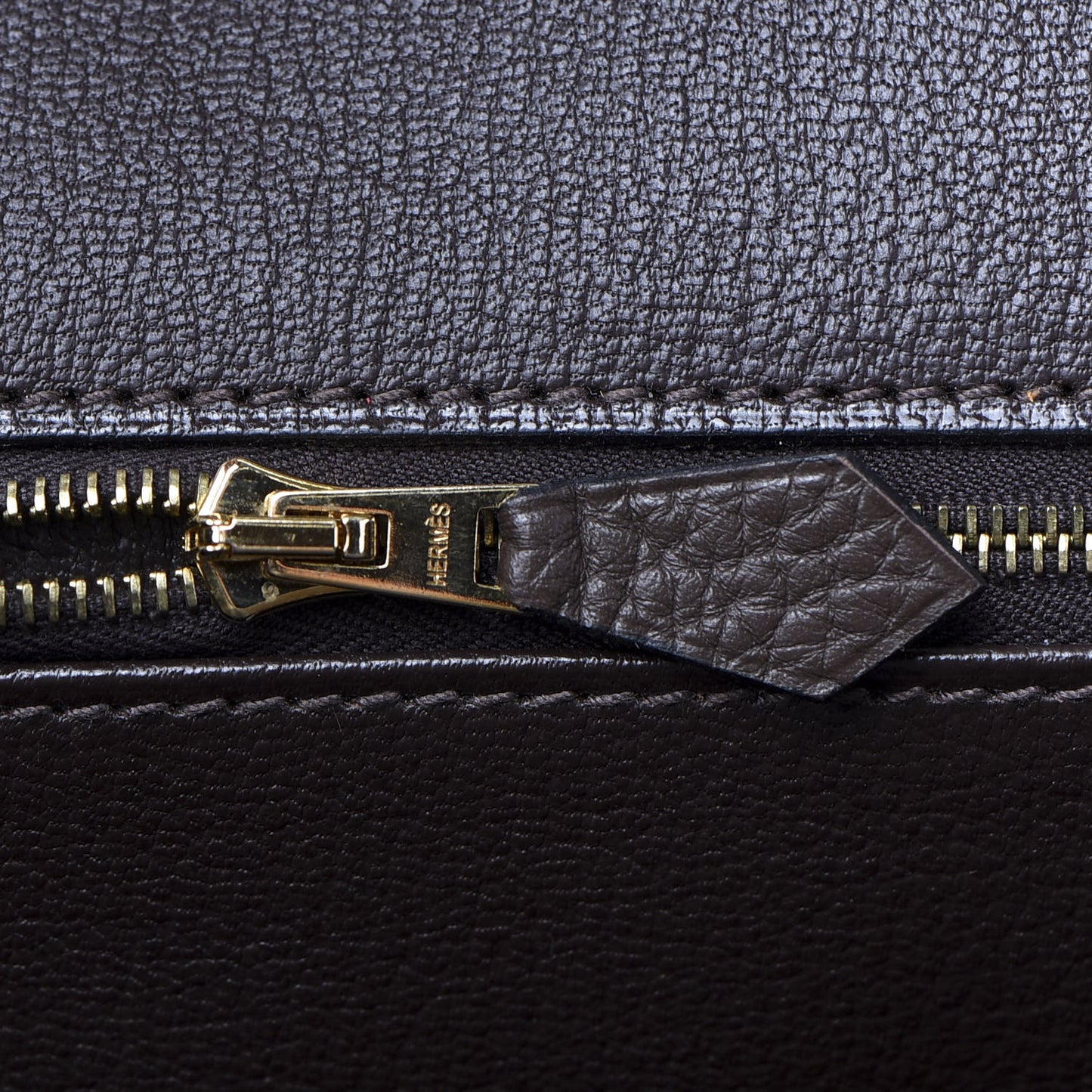 Togo Birkin 40 Chocolate