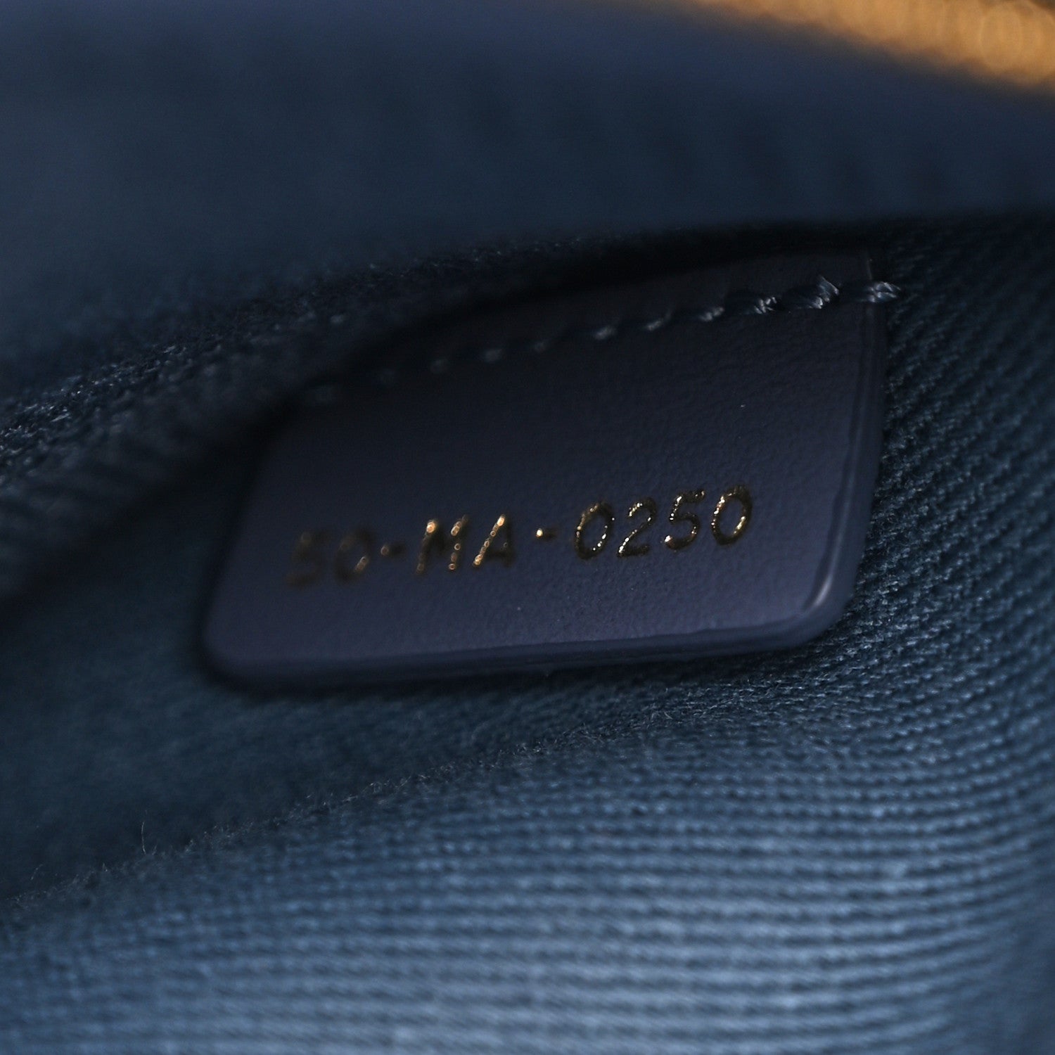 Christian Dior Canvas Embroidered Cannage Medium Lady D-Lite Denim Blue 7 of 11