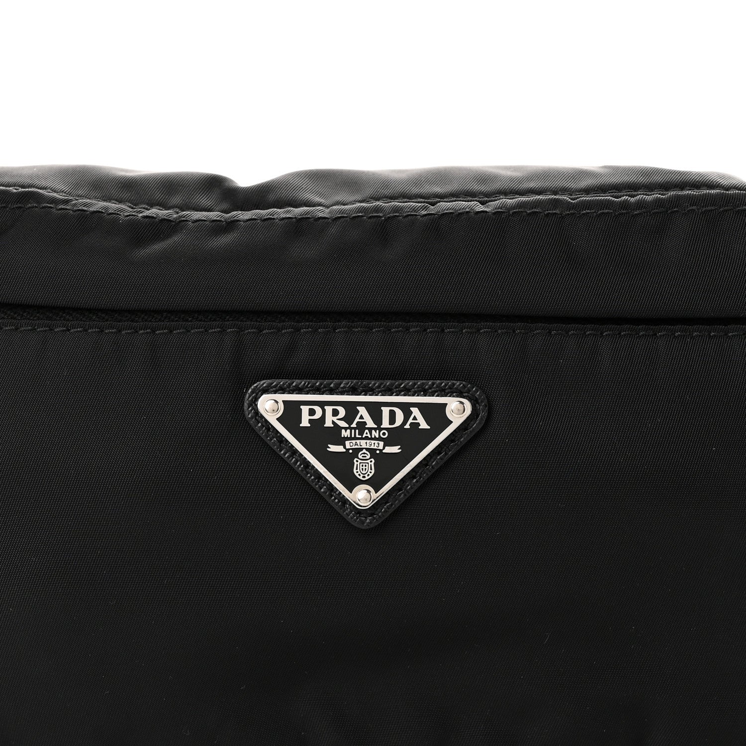 Prada Tessuto Nylon Montagna Belt Bag Black 7 of 9