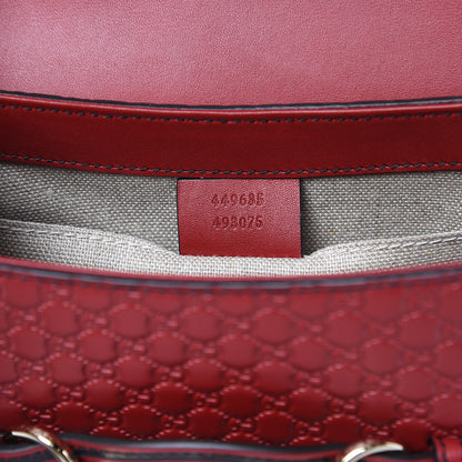 Gucci Microguccissima Medium Emily Chain Shoulder Bag Red 7 of 10