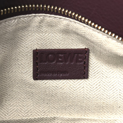 Loewe Soft Grained Calfskin Small Puzzle Edge Bag Dark Burgundy 6 of 11