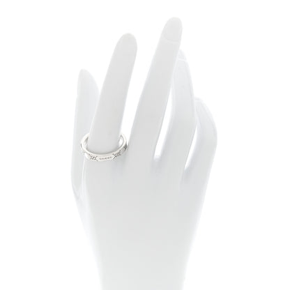 Gucci Sterling Silver Signature GG Narrow Band Ring 63 10.25 2 of 4