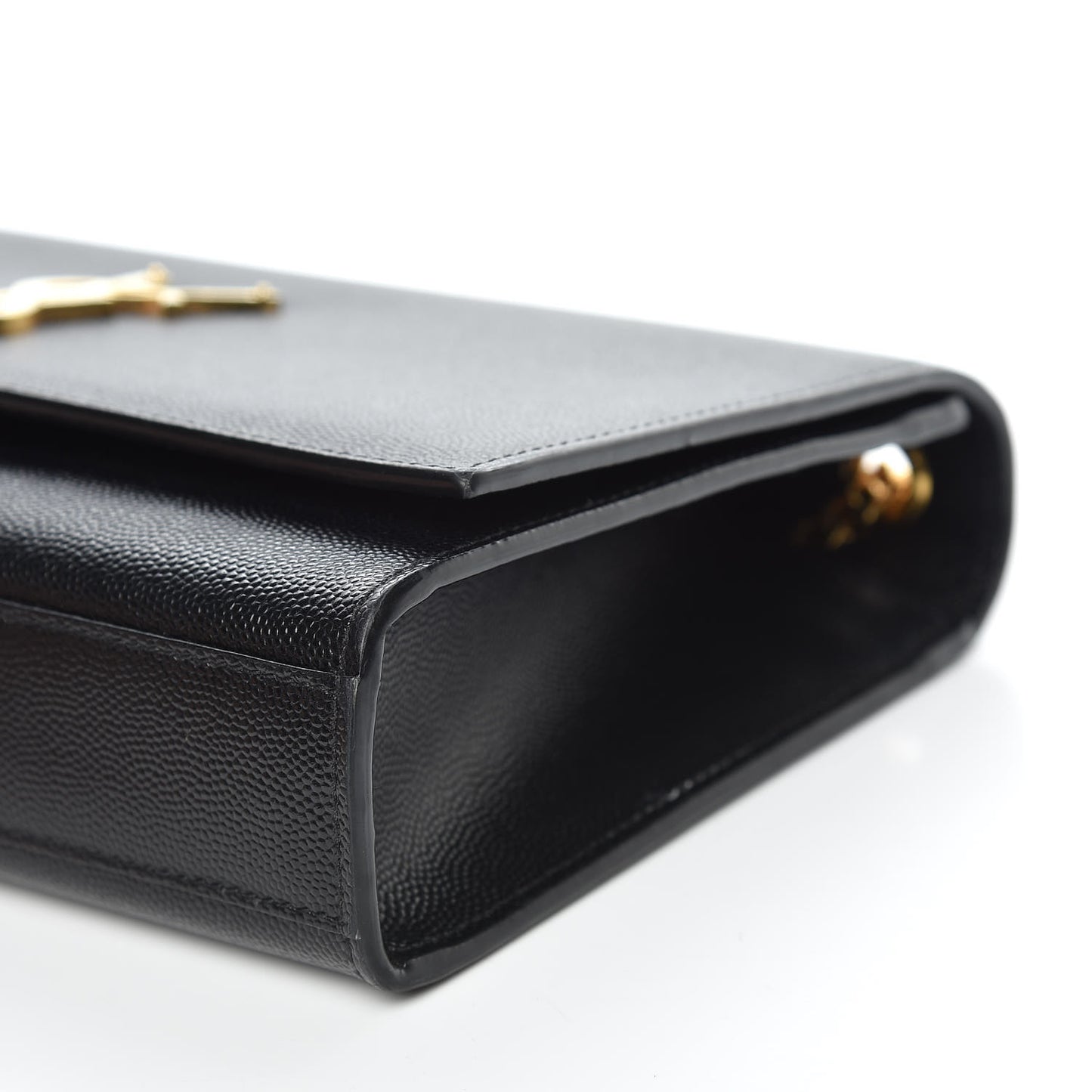 Grain De Poudre Medium Classic Monogram Kate Satchel Black