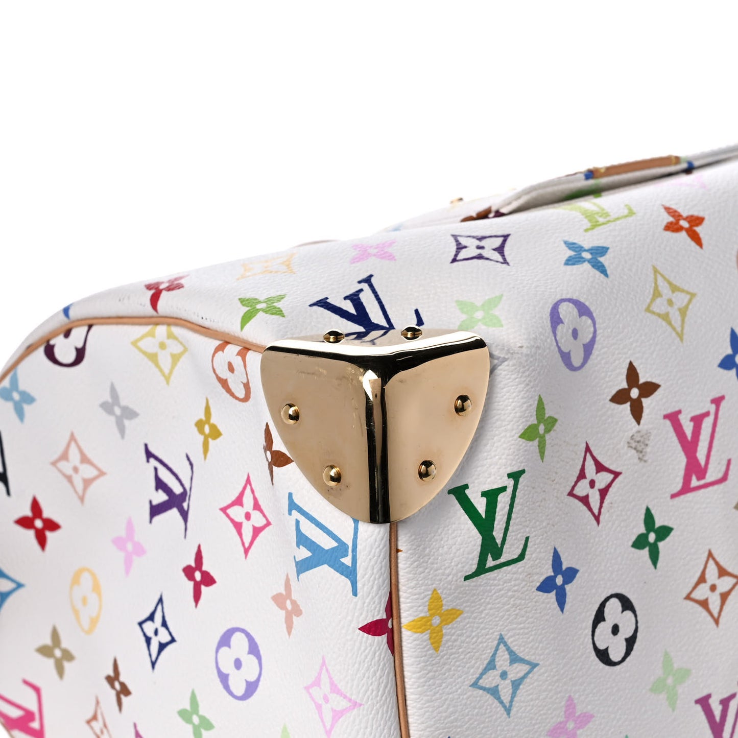 Monogram Multicolor Speedy 30 White
