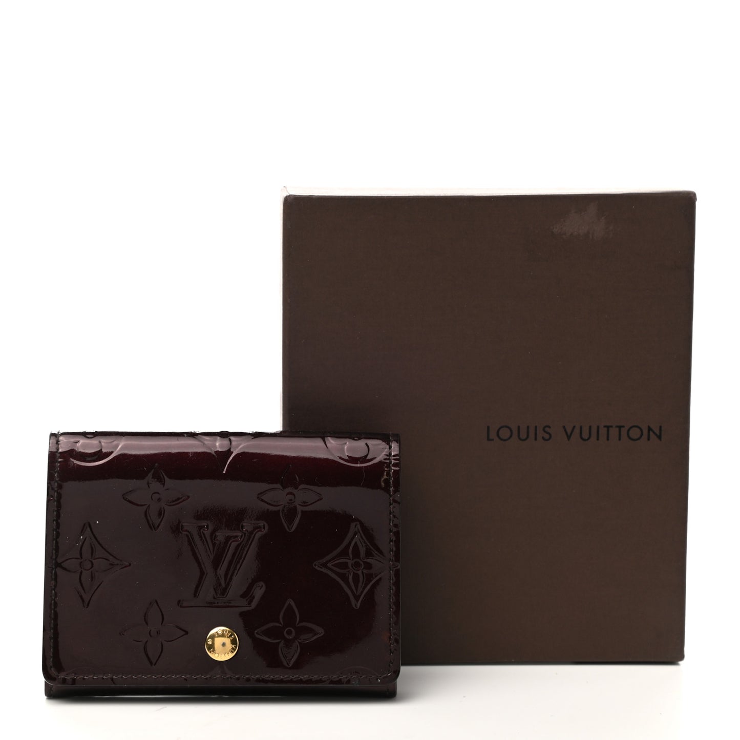 Vernis Business Card Holder Amarante