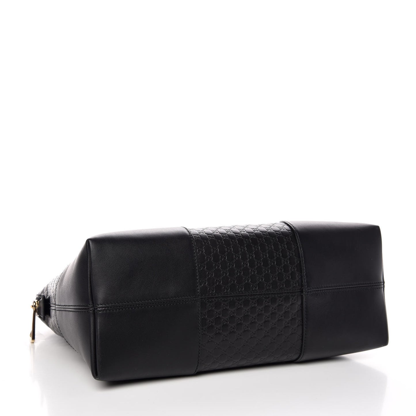 Soft Microguccissima Medium Bree Shoulder Bag Black