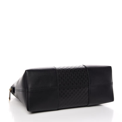Gucci Soft Microguccissima Medium Bree Shoulder Bag Black 4 of 9
