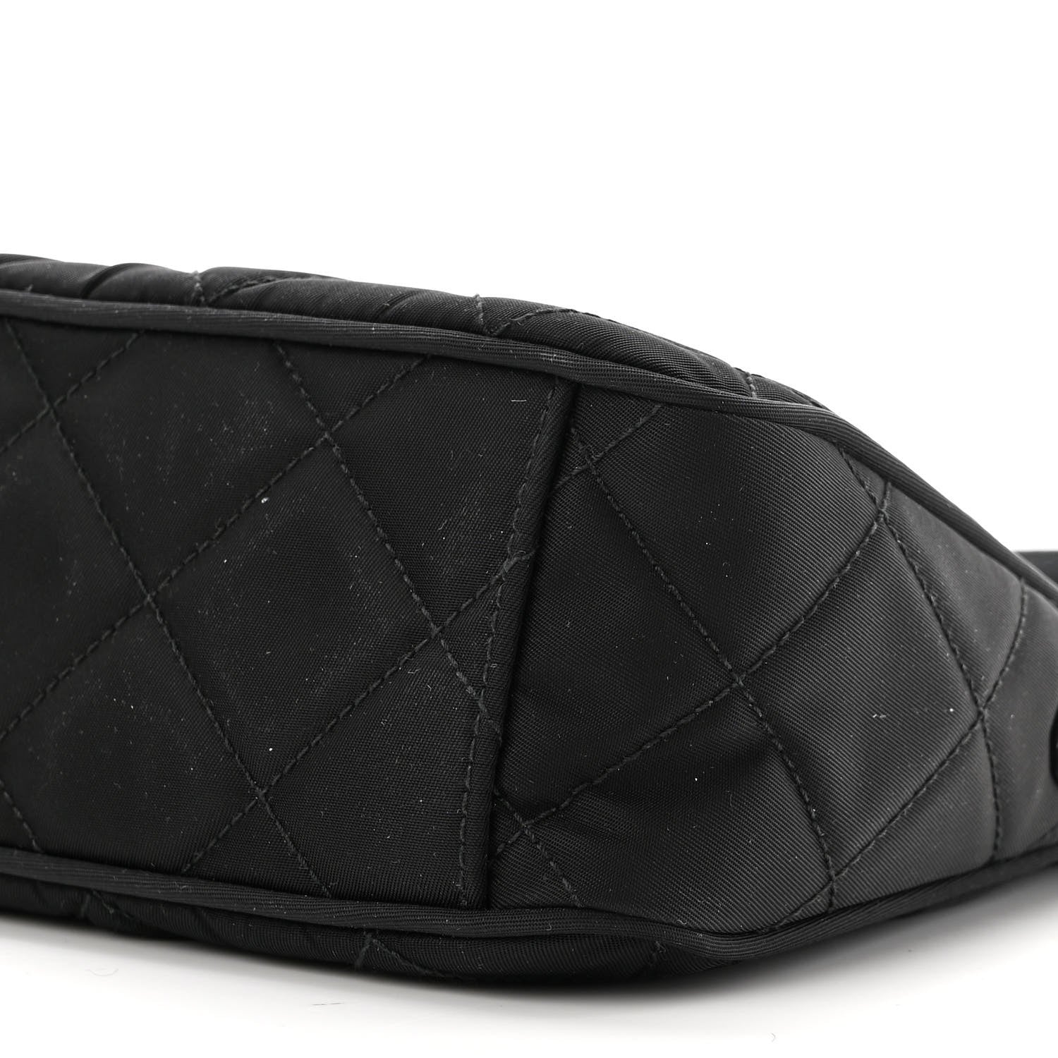 Prada Nylon Tessuto Impuntu Quilted Crossbody Bag Black 10 of 10