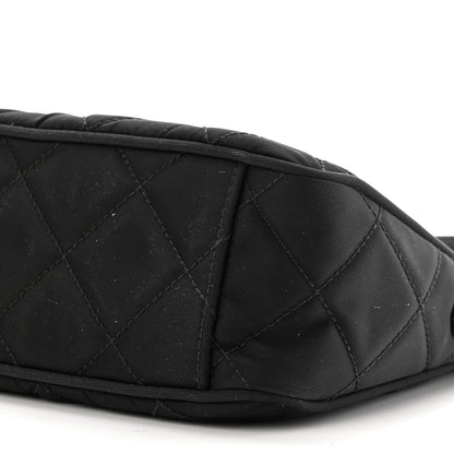 Prada Nylon Tessuto Impuntu Quilted Crossbody Bag Black 10 of 10
