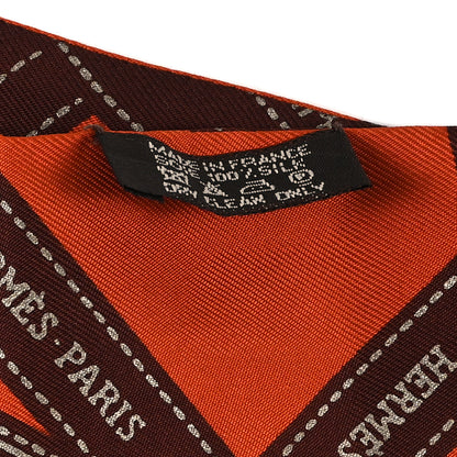 Hermes Silk Bolduc Twilly Orange 3 of 3