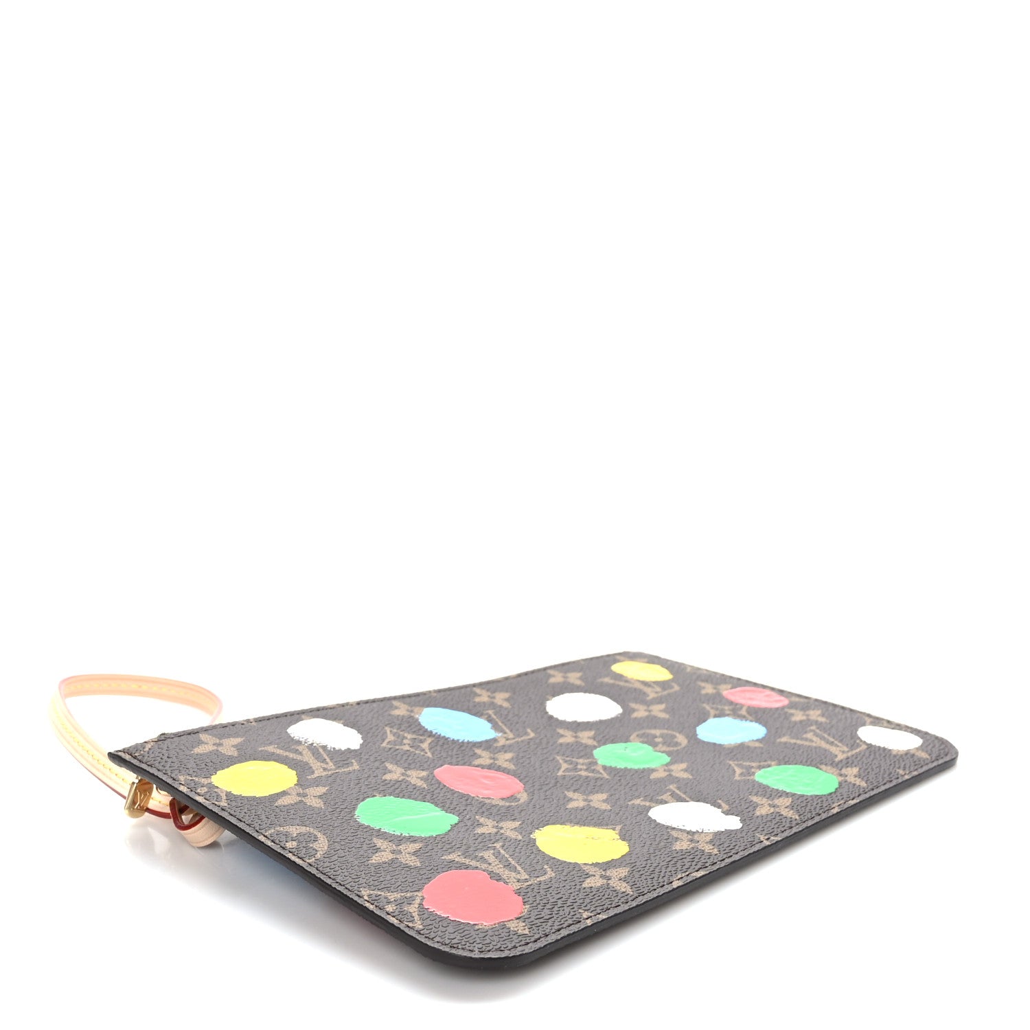 Louis Vuitton x YK Monogram Painted Dots Neverfull MM Pochette 4 of 7