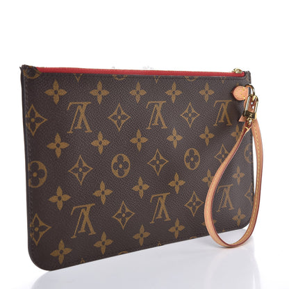 Louis Vuitton Monogram Neverfull MM GM Pochette Cherry 3 of 7