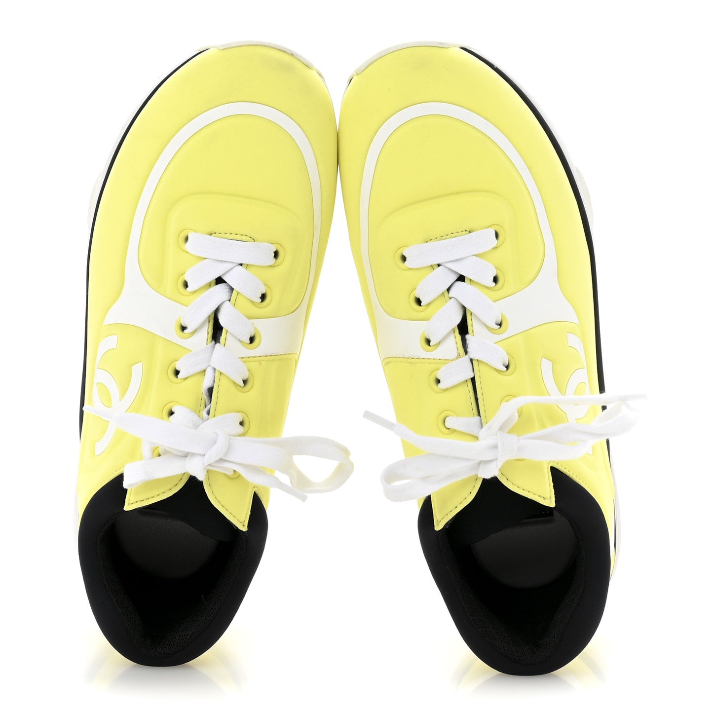 Lycra Fabric CC Sneakers 38 Yellow