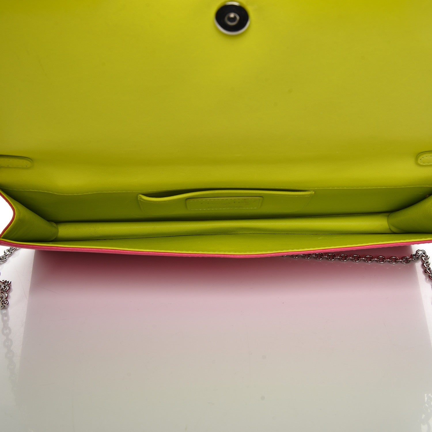 Christian Dior Lambskin Cannage Tri-Color Lady Dior Convertible Clutch Blue 5 of 13