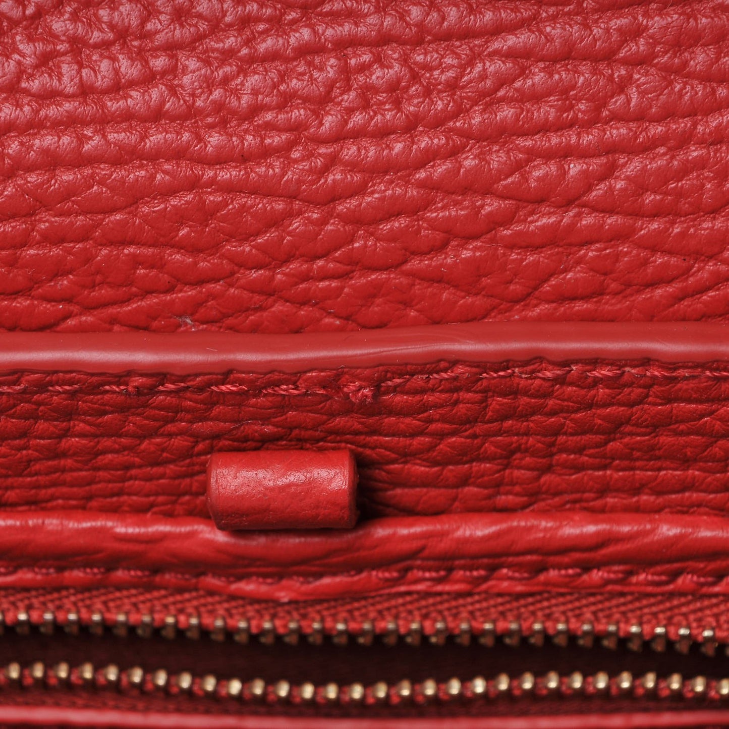 3.1 Textured Calfskin Mini Pashli Satchel Red