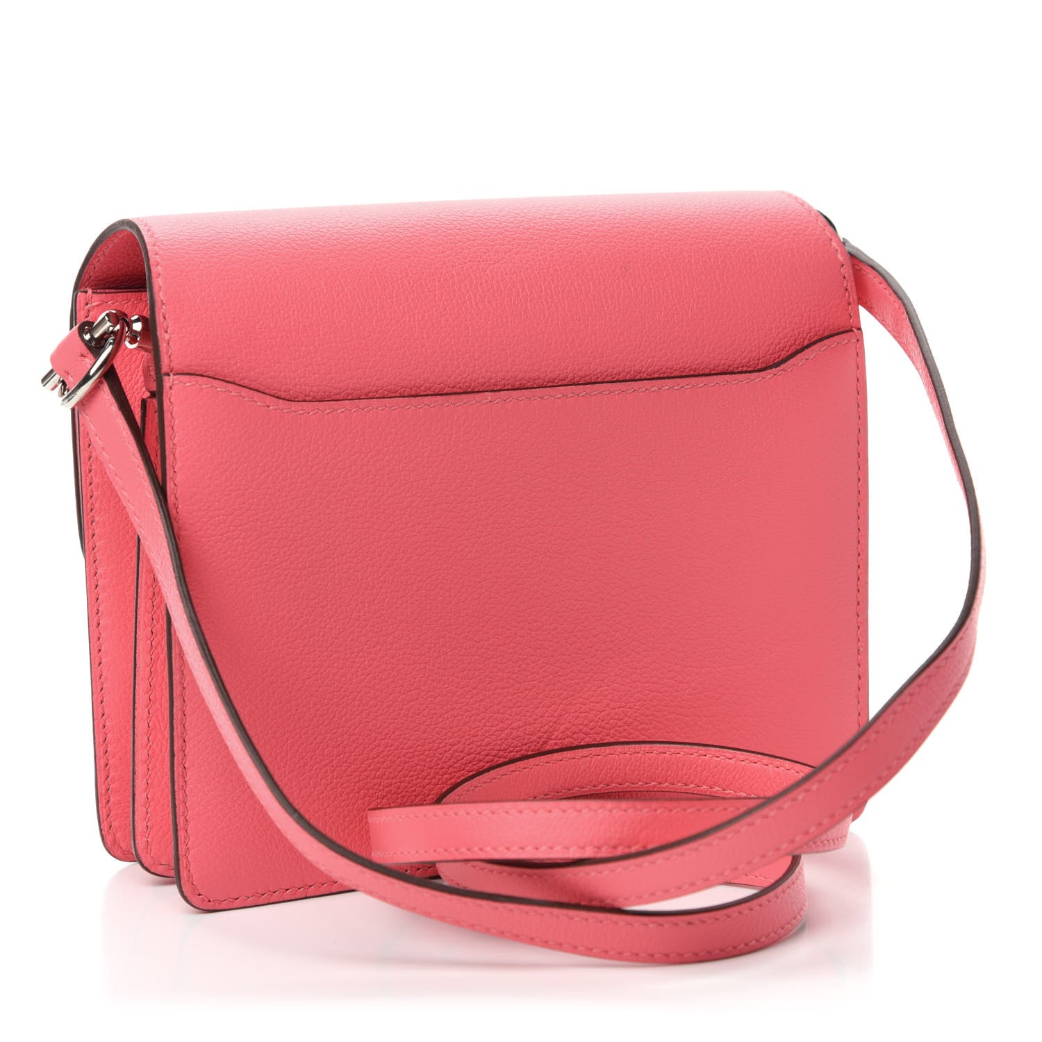 Hermes Evercolor Mini Sac Roulis Rose Azalee 3 of 11