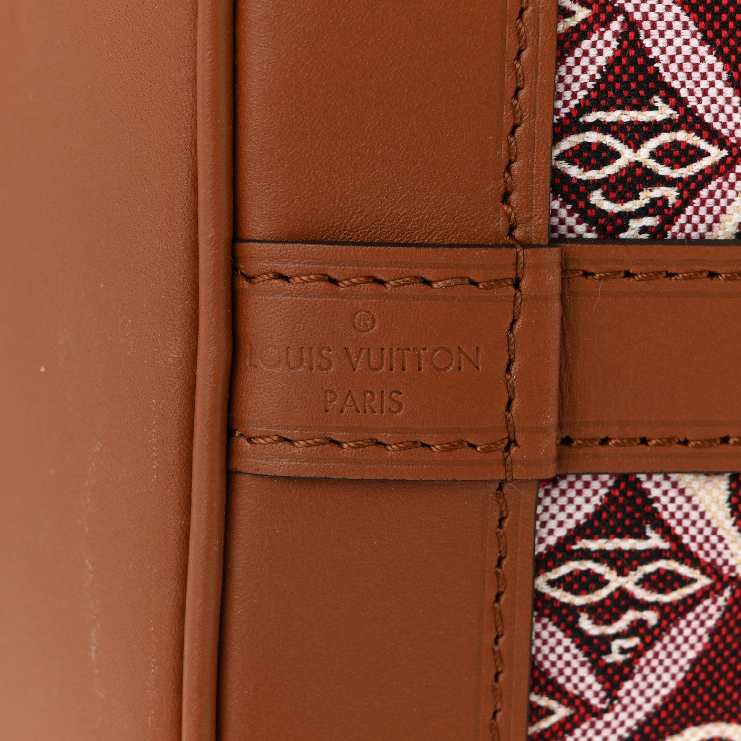 Louis Vuitton Jacquard Since 1854 Petit Noe Bordeaux 6 of 11