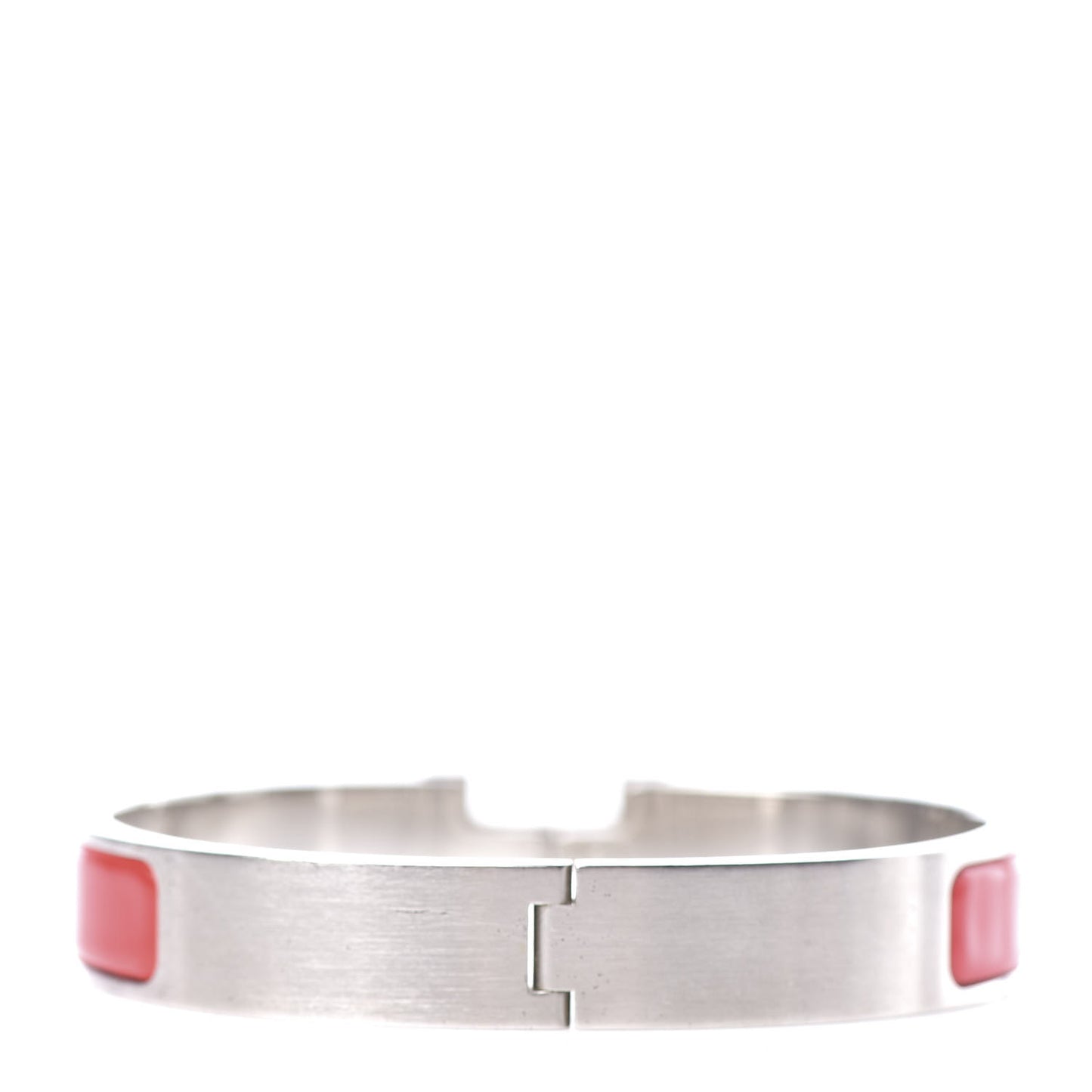 Matte Enamel Narrow Clic Clac HH Bracelet Rouge Vif