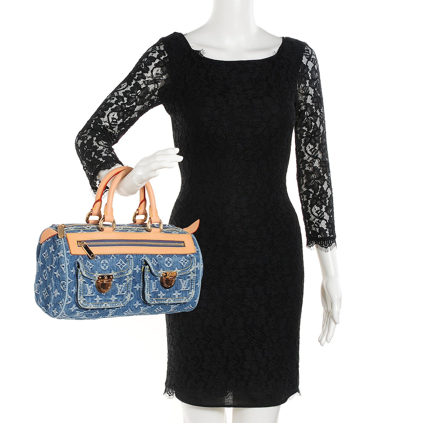 Monogram Denim Neo Speedy Blue