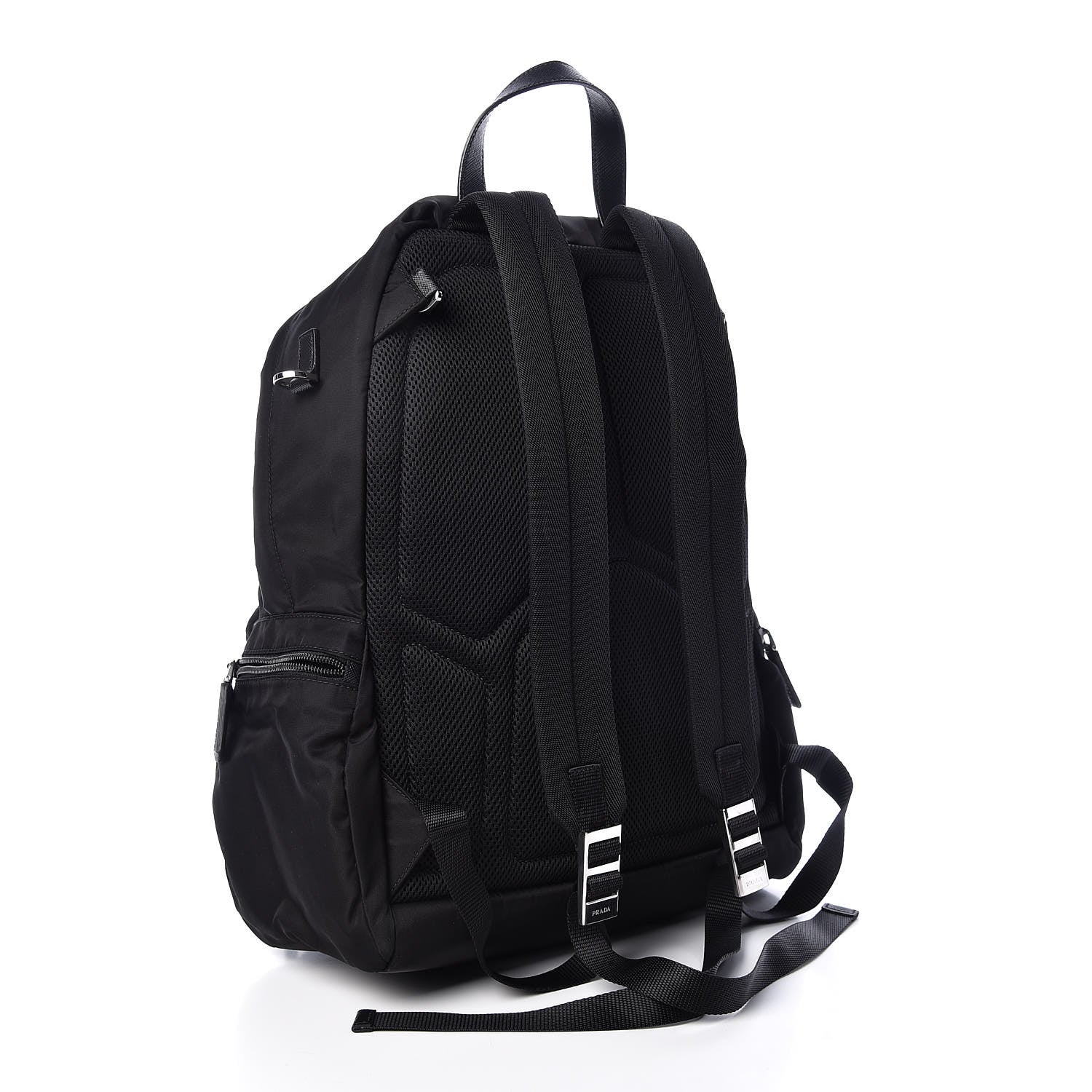 Prada Nylon Montagna Saffiano Day Backpack Black 3 of 9