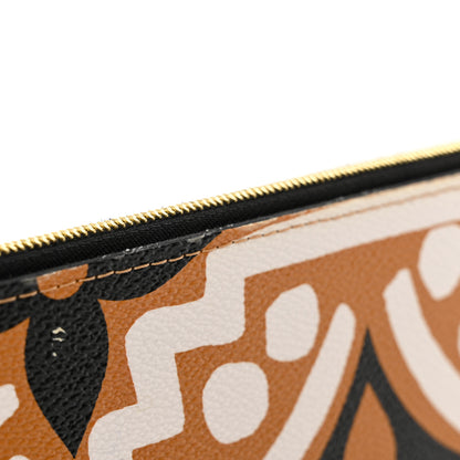 Louis Vuitton Monogram Giant Crafty Neverfull MM GM Pochette Creme Caramel 7 of 9