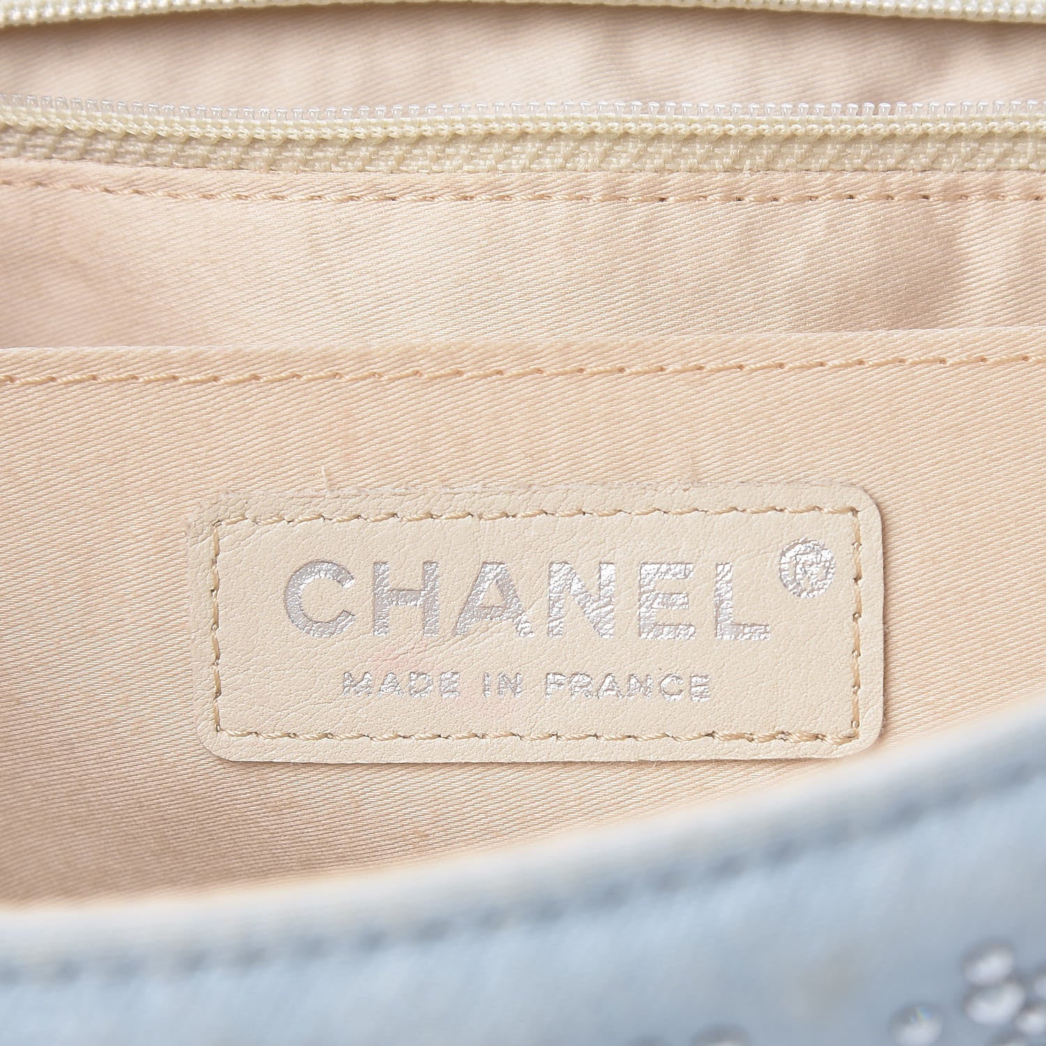 Chanel Denim Quilted Swarovski Crystal Flap Blue 7 of 22