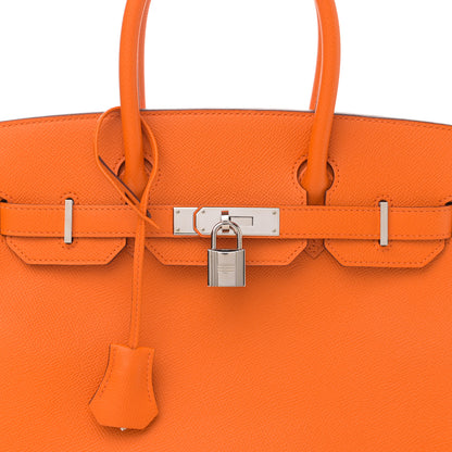 Hermes Epsom Birkin 30 Orange 8 of 12