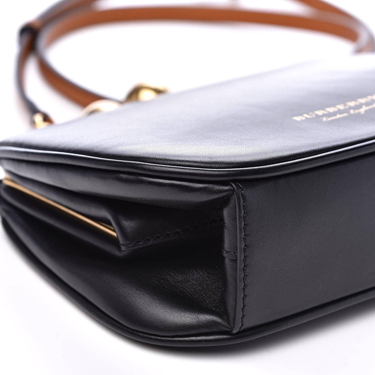 Burberry Smooth Calfskin Small Frame Bag Black 8 of 13