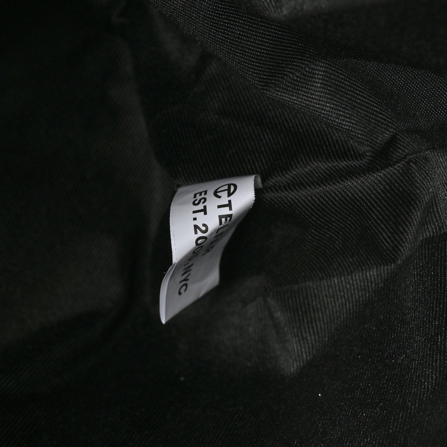 Vegan Leather Medium Shopping Bag Black