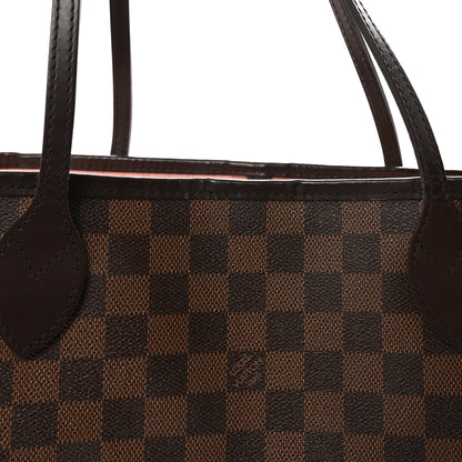Louis Vuitton Damier Ebene Neo Neverfull MM Rose Ballerine 8 of 10